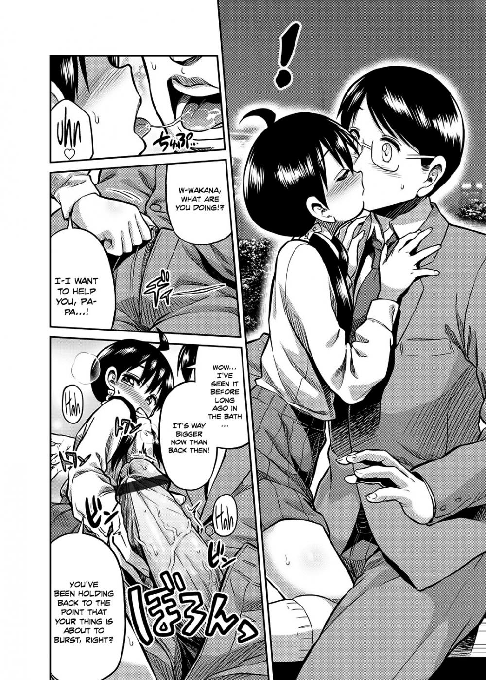 Hentai Manga Comic-Night of Incest - Father and Daughter at a Park-Read-6